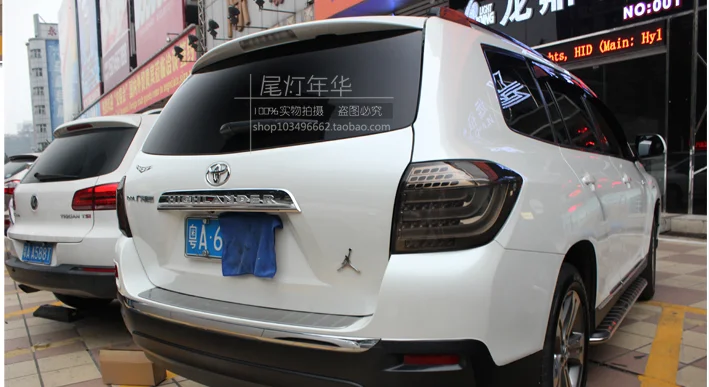 Автомобильный задний светильник s для Toyota Highlander 2012- задний светильник s светодиодный задний светильник DRL+ тормоз+ сигнальная Автомобильная задняя лампа