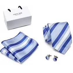 3 шт галстук набор мужской галстук-бабочка и платок галстук-бабочка Запонки 8 см галстук 100% шелковые галстуки для деловых свадебных