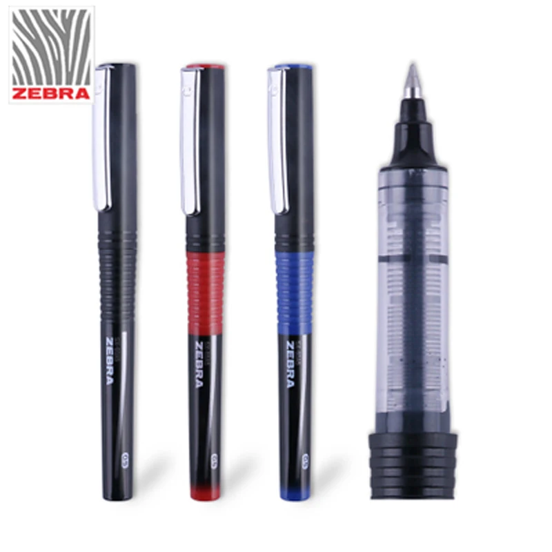 

6 pcs/lot Zebra JB1 Gel Rollerball Pen 0.5mm 3 Colors selection Stationery Office accessories School supplies wholesale