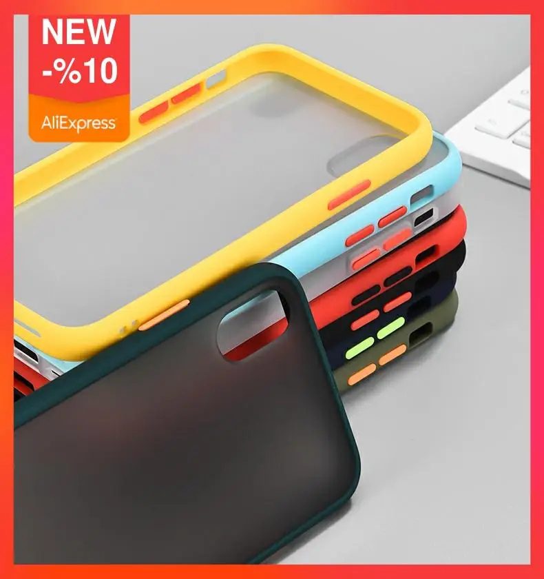 Новый противоударный прозрачный силиконовый чехол для телефона iPhone 11 Pro X XS Max XR 8 7