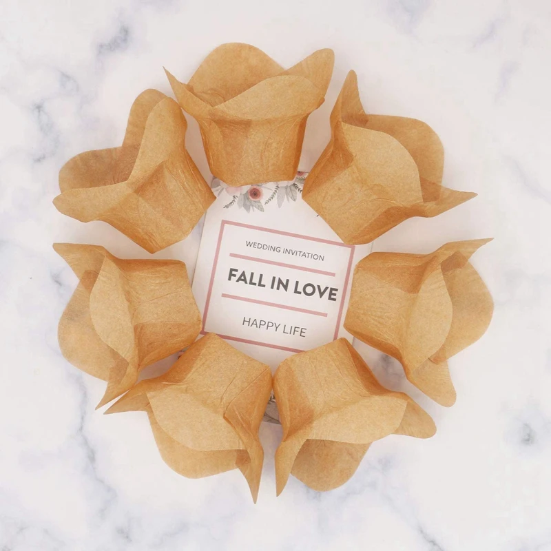 100Pcs Cupcake Muffin Liner, 1.3 Ounce Baking Cups, Cupcake Holder, Muffin Pan Cups, Ramekin Holders, Home Party Bakery Baking S