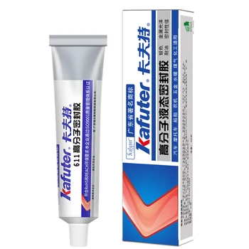 

Kafuter 90g Silver Polymer Liquid Sealant High Strength Sealant High Temperature Resistant Glue Shockproof Fixed Adhesive
