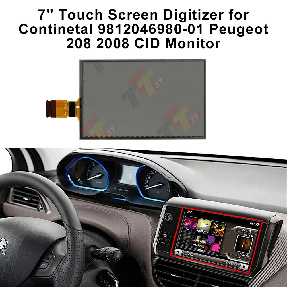 Mise à Jour écran Tactile Peugeot 2008 Écran Tactile Lcd Pour Peugeot 208 2008, Pour Continental 9812046980 -  Lecteurs De Code Et Outils De Numérisation - AliExpress