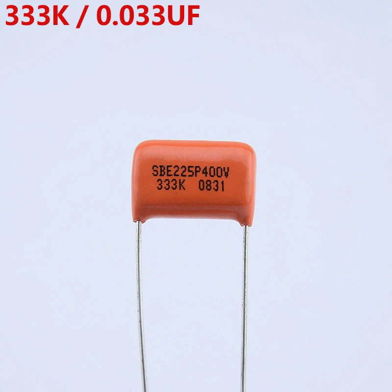 Condensador SBE de Tono naranja, 333K 0.033UF para guitarra eléctrica, tapa de bajo|for guitar capacitorelectric guitar capacitor - AliExpress