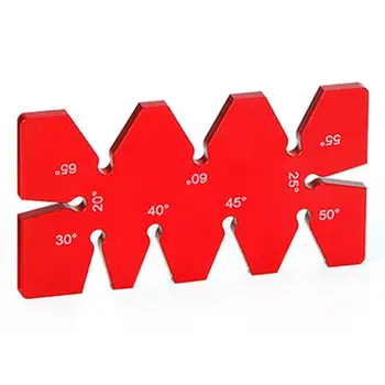 

Aluminum Woodworking Tool Angle Gauge Multi Angle Ruler Template Protractor