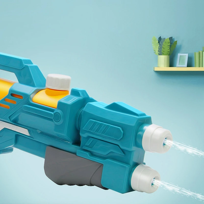 Double Nozzle PullOut Childrens Water Spray Toys Summer Beach Play