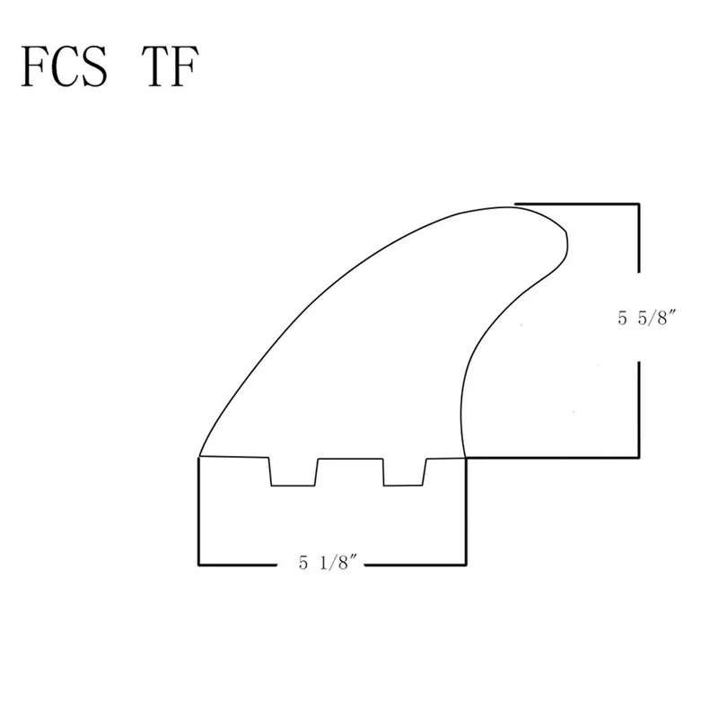 FCS двойной плавник+ центральное ребро для серфинга плавники двойной плавник Подруливающее устройство quillas surf Плавники