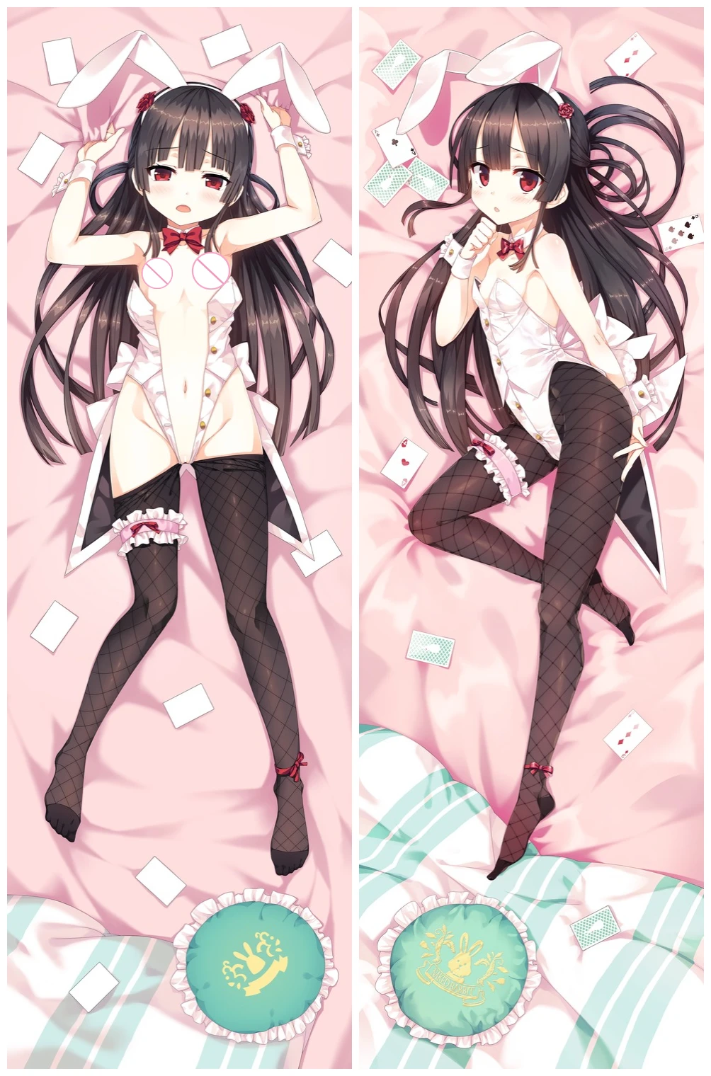 Dakimakura Anime Hachiroku（Maitetsu） Double-sided Print Life-size Body Pillow Cover | Дом и сад
