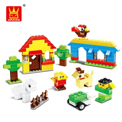 625 шт. строительные блоки город DIY творческие Кирпичи игрушки для детей Детский