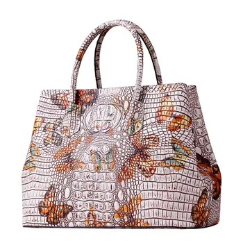 

Large Capacity Women's Leather Bags 2020 New Crocodile pattern Leather Bag Fashion Big shoulder Bag Fashion Vintage Handbags