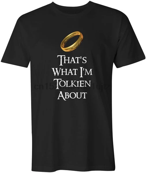 Властелин колец LOTR Frodo Geek забавная Новинка Мужская футболка-Tolkien о |