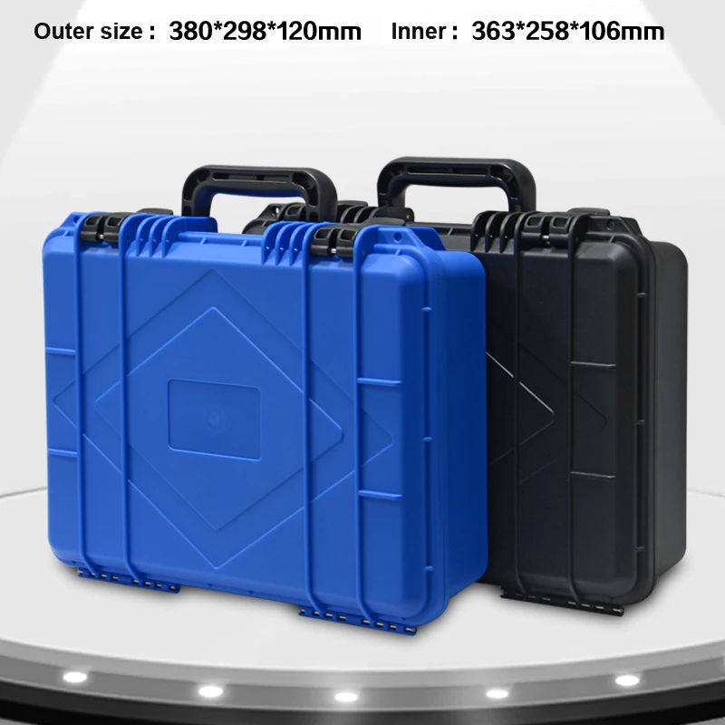 

Tool Case ABS Tool Box Impact Resistant Sealed Equipment Camera Notebook Safety Instrument ToolBox with Pre-cut Foam