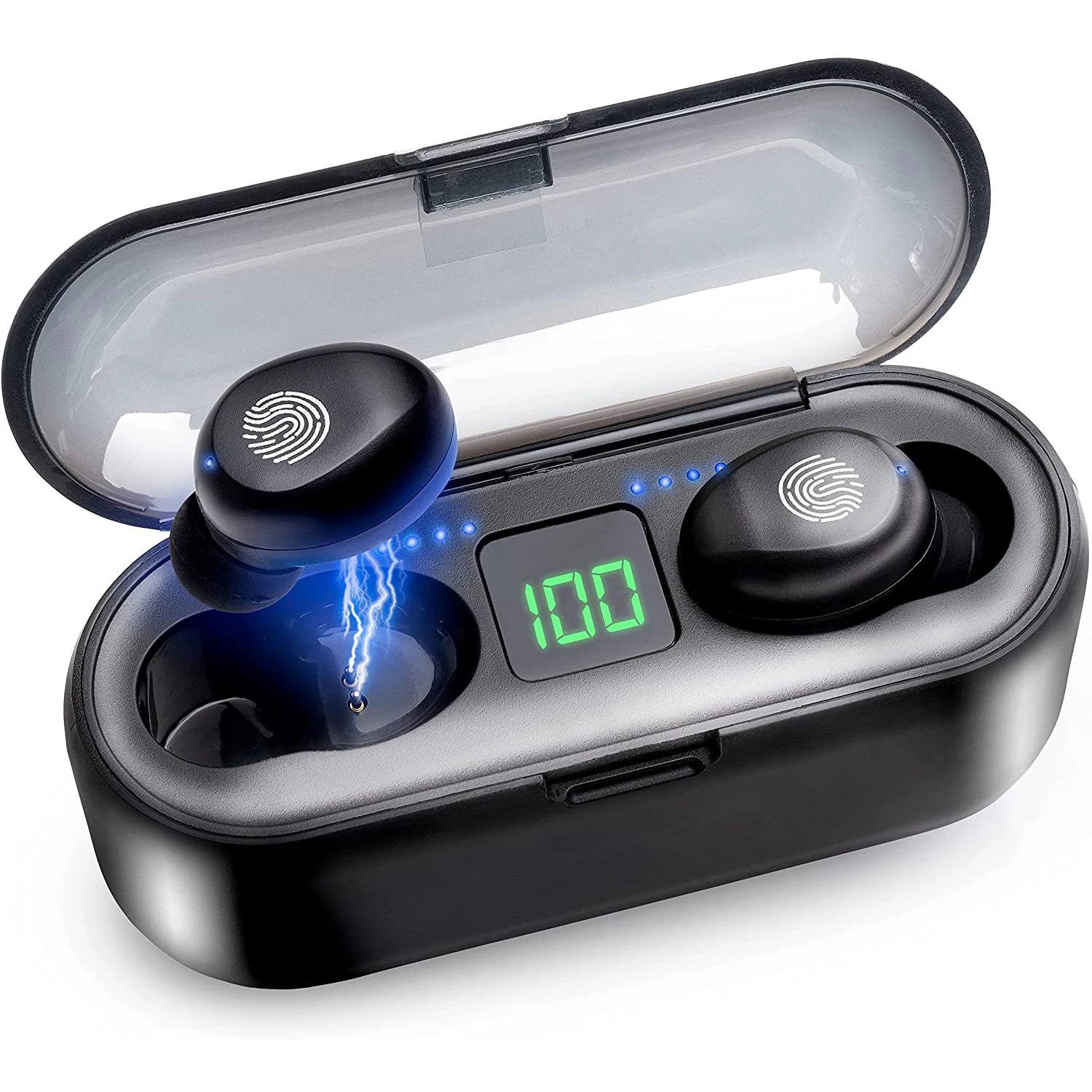 F9 Wireless Headphone Sport Bluetooth 5.1 Earphone Touch Mini TWS Earbuds Stereo Headset with 2000mAh Charging Case Power Bank |