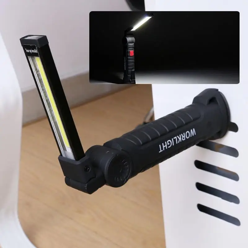 

Torch Super Bright Portable Work Light 3w USB Rechargeable Hiking Climbing Warning Lamp LED Flashlight Cycling Camping COB