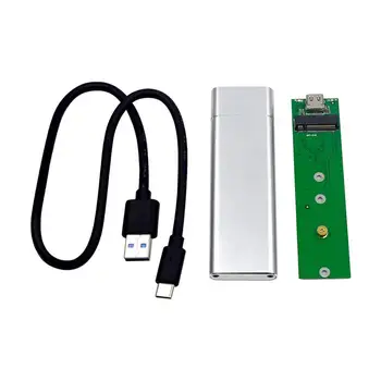 

USB 3.1 to M.2 NGFF SSD Hard Disk Box Enclosure Case with Type-C Cable Smart Home Accessories Electronics Gadgets 3.24