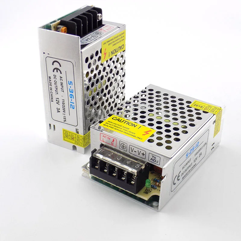 DC 12V 2A трансформатор питания конвертер для камеры для светодиодной ленты Выключатель света зарядное устройство водителя понижающий адаптер E14