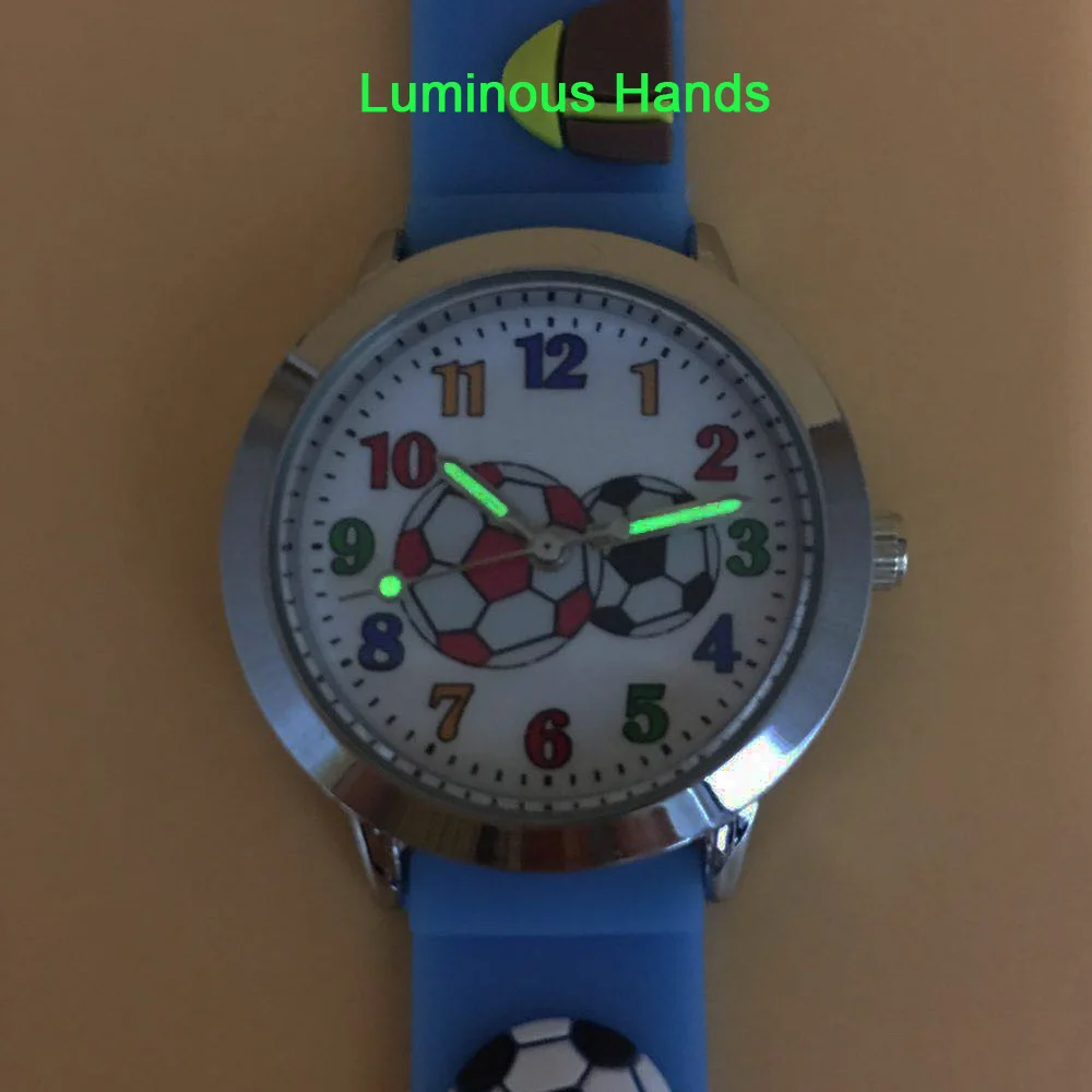 free drop shipping new 2020 hot fashion kids watches jelly silicone football watch girl students wristwatches (20)
