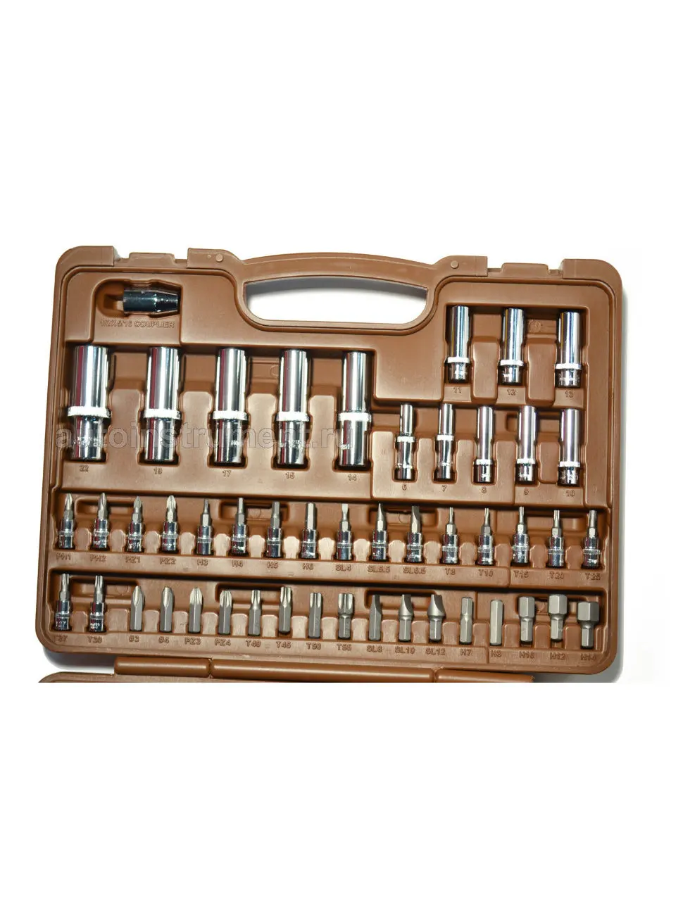 Набор инструмента OMBRA OMT94S 94 пр. 1/4&quot 1/2&quot 6 гр. пласт.кейс универсальный набор