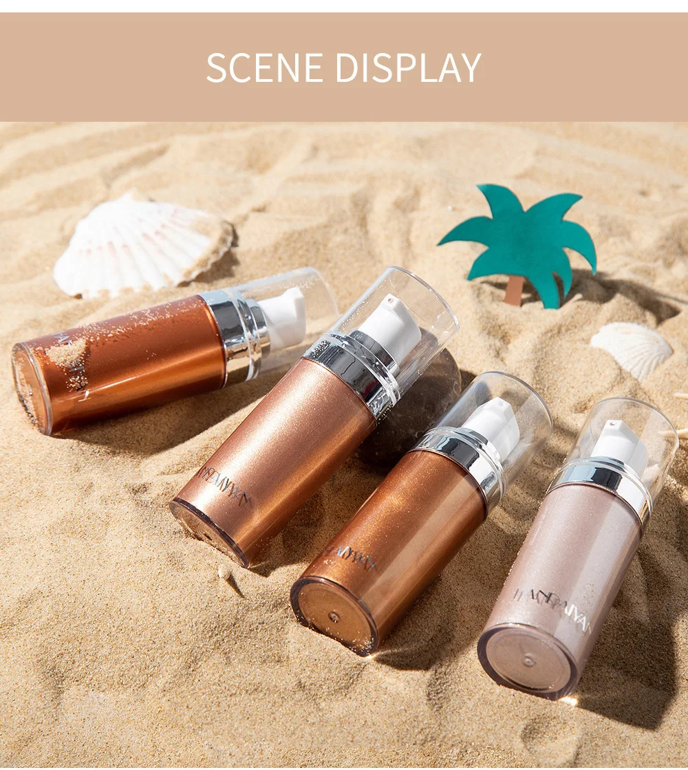 HANDAIYAN Makeup Highlighter Contouring Makeup Face Brightener Concealer Liquid Highlighter Primer