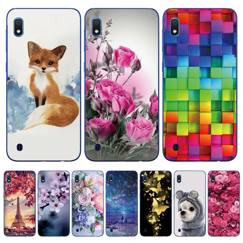 Case For Samsung A10 Soft Silicone Back Cover Phone Galaxy GalaxyA10 A 10 SM-A105F A105 A105F cartoon | Мобильные телефоны и