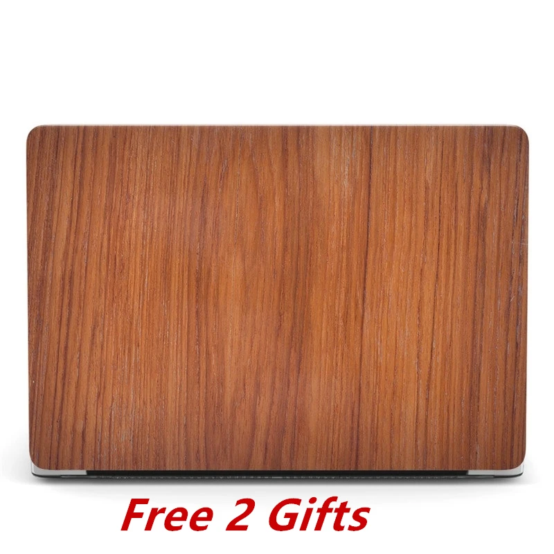 

Wood Case for Macbook Pro 15 inch Crystal Clear Cover for Apple Mac book Pro 15'' A1286 Retina A1398 A1707 A1990 Touch Bar Cases