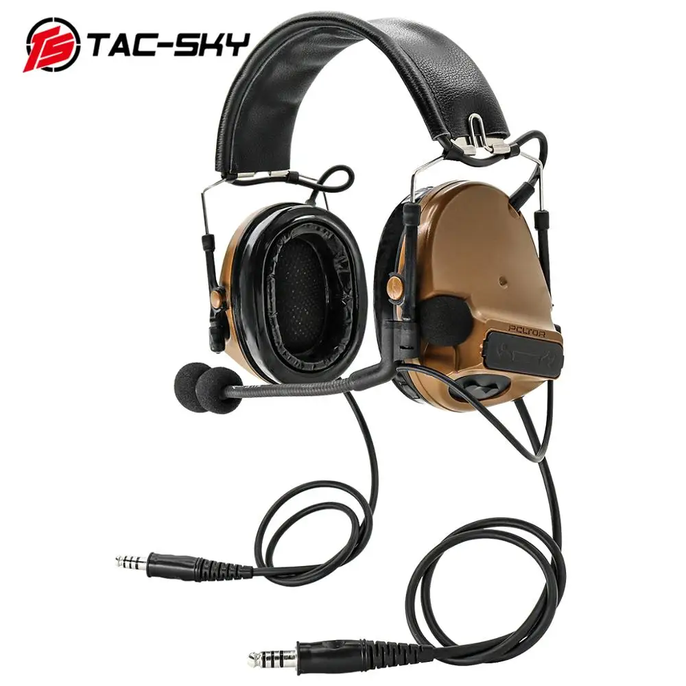 Силиконовые наушники COMTAC TAC SKY comtac iii двойная версия военного слухового