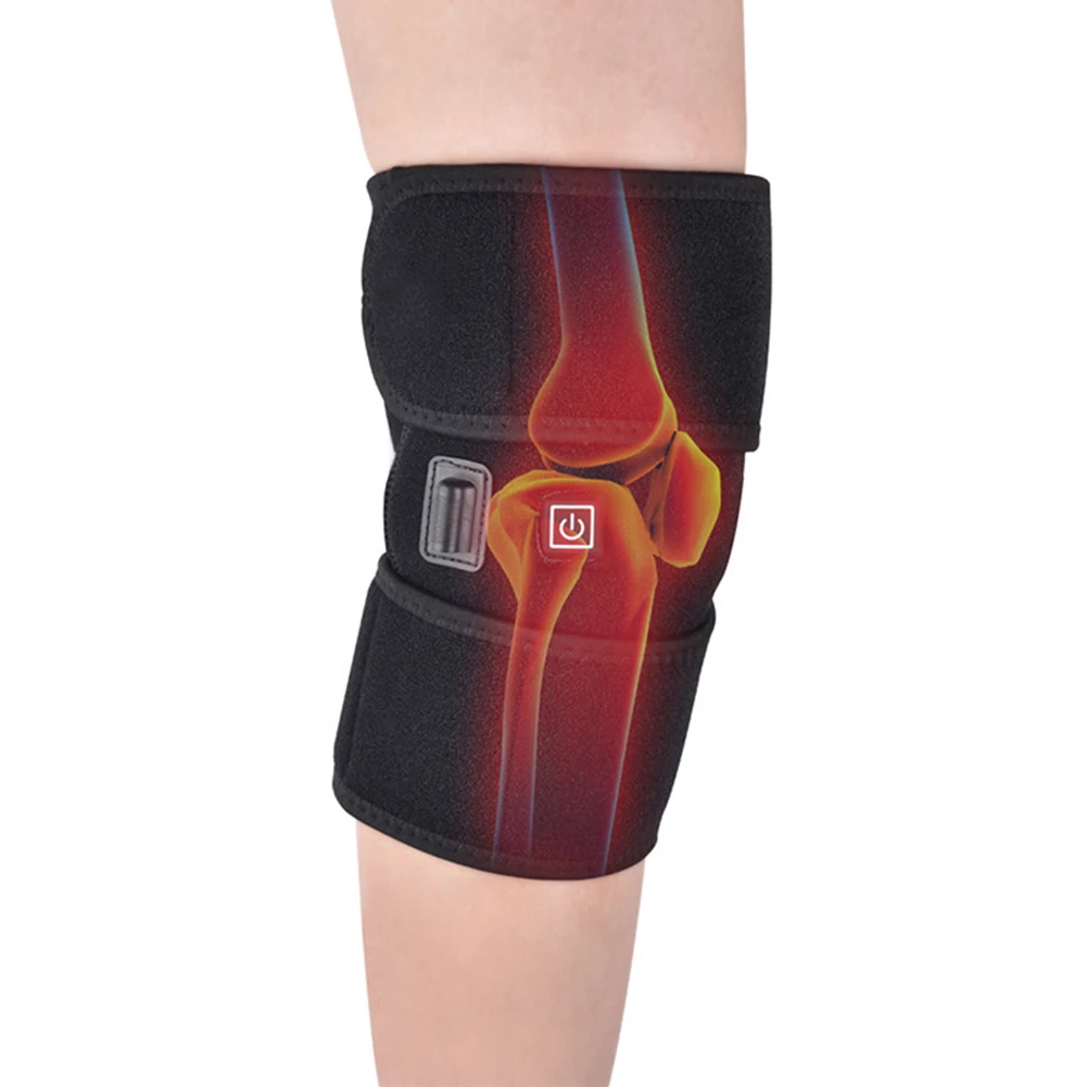 

Men Women Health Care Knee Brace Non Slip Pain Relief Gift USB Heated Guard Protector Pad Thermal Therapy Support Wrap Arthritis