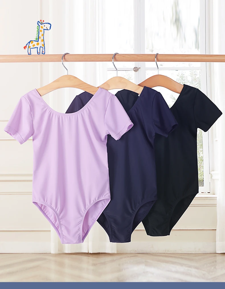 Girls Ballet Leotards High Quality Ballet Bodysuit Teen Soft Lining Dancewear Kids Nylon Short Sleeve Gymnastics Leotards Girls Ballet Leotards High Quality Ballet Bodysuit Teen Soft Lining Dancewear Kids Nylon Short Sleeve Gymnastics Leotards