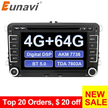 

Eunavi 2 din Android 9 PX6 Car DVD Multimedia Radio Player GPS For VW GOLF 6 Polo Bora JETTA B6 PASSAT Tiguan SKODA OCTAVIA DSP