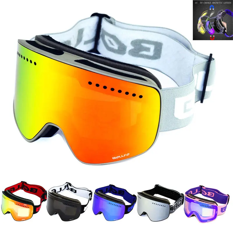 Gafas De Esqu Magn ticas Para Hombre Y Mujer Lentes Polarizadas De 