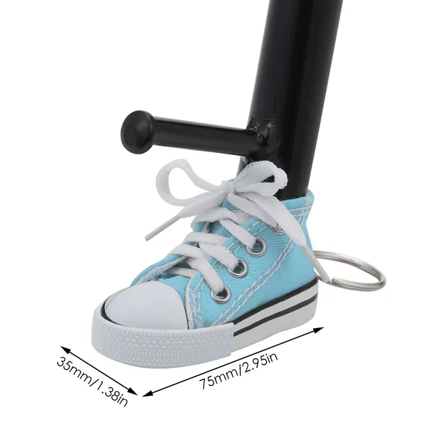 1pcs Creative Tripod cover For Motorcycle Bicycle Side Shoe Shape Foot Support Electric bike Tripod Decor Moto Parts New 2021 Blue