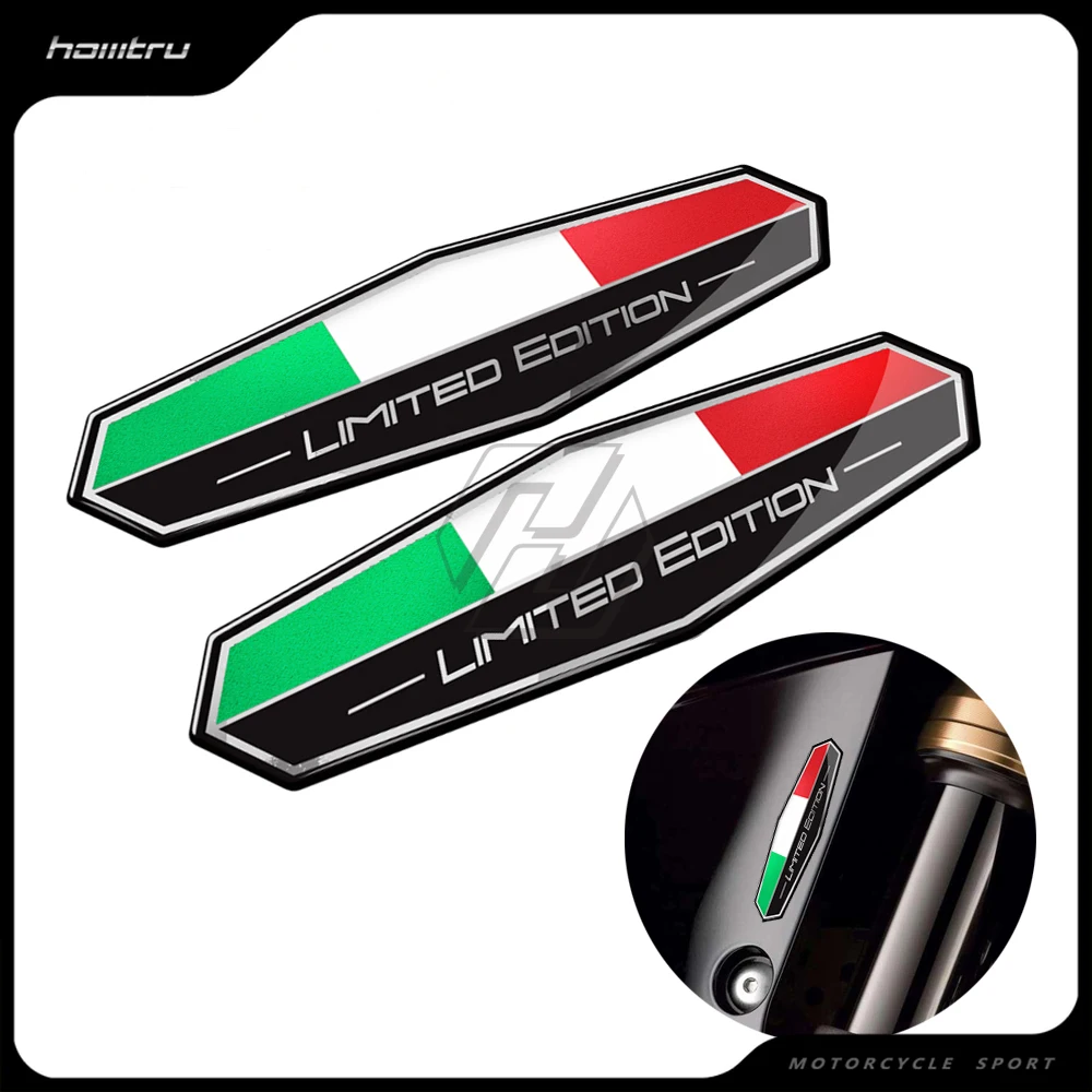 

3D Motorbike Italy Flag Sticker Limited Edition Sticker Case for ducati aprilia piaggio vespa