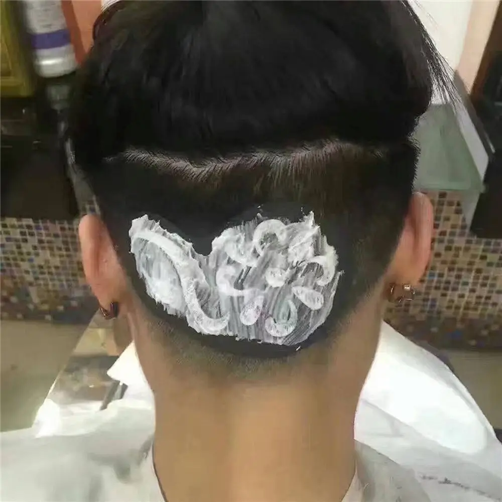 25 шт. шаблоны для татуировки волос триммер резная краска крутой инструмент