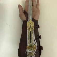 Assassin's Creed 7 поколение рукав меч лезвие Косплей оружие реквизит скрытое лезвие 1: 1-выталкивание браслет