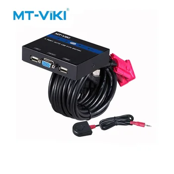 

MT-VIKI 4-port VGA KVM switch Automatic USB automatic KVM switch with desktop controller MT-481KL