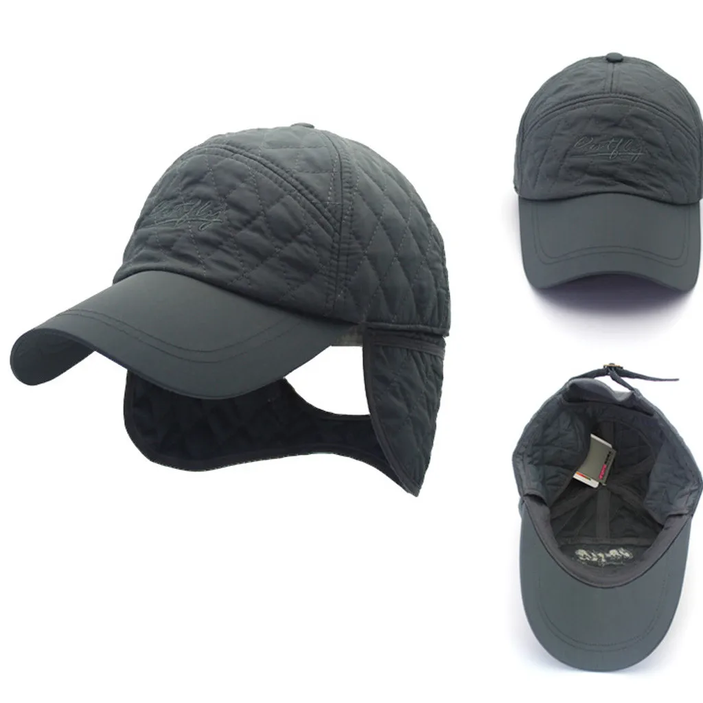 YOUYEDIAN осенне-зимние шапки с ушками для мужчин и женщин, унисекс, зимняя шапка, облегающая бейсболка, бейсболка#816y20