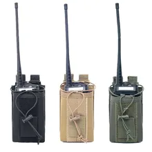 Тактический Molle Walkie Talkie сумка кобура портативный 1000D нейлоновый чехол для радио Мультифункциональный чехол для охоты аксессуары для стрельбы
