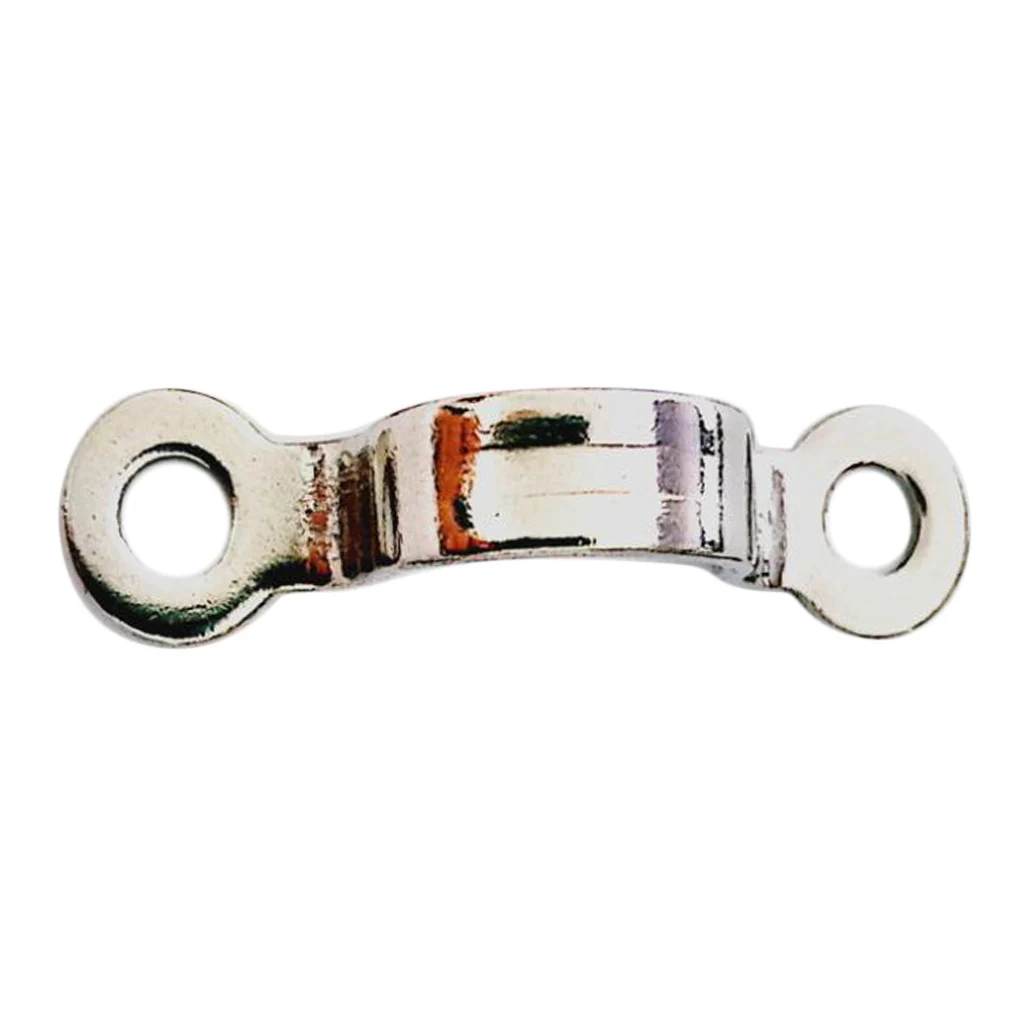 1pc 316 Stainless Steel Top Pad Eye Strap Footman's Deck Loop Boat Hook Canopy for Bimini Top Strap Kayak Rigging Strap