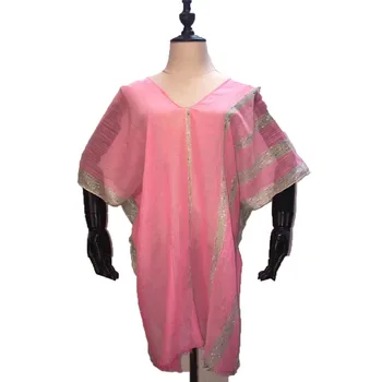 

New African clothes for Women Popular Malaysia Holiday Summer Beach Women Clothes free size Colorful V-neck Dashiki Lady top