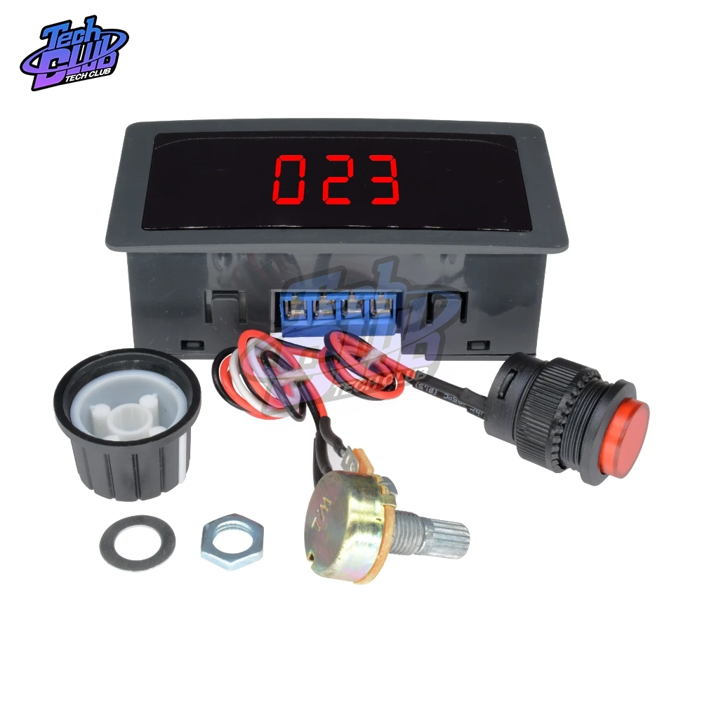 DC 6V-30V Adjustable PWM Motor Speed Controller 12V 24V MAX 8A 16KHz Digtal LCD Display DC motor Control CV Governor Switch