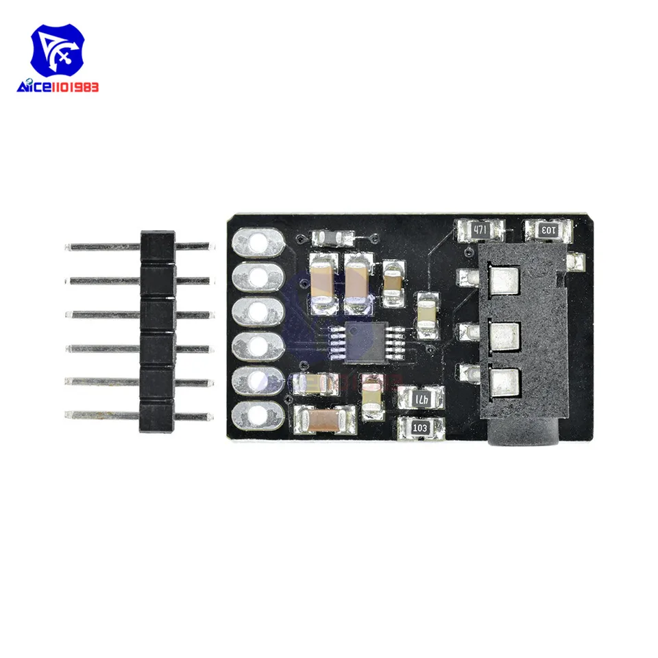 1pcs CJMCU-4344 CS4344 D//A Conversion Module Stereo Audio Converter