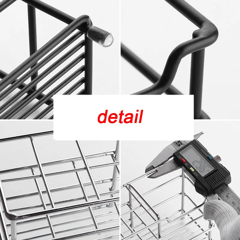 Toothbrush Holder Toothbrush Storage Box Bathroom Storage Rack Stainless Steel Multifunction Practical Bathroom Toothpaste Holder Stand Vertical