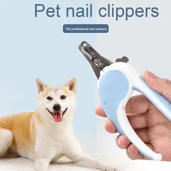

Pet Toe Care Stainless Steel Dogs Cats Claw Nail Clippers Cutter Nail File Portable Scissors Trim Nails Pet Products