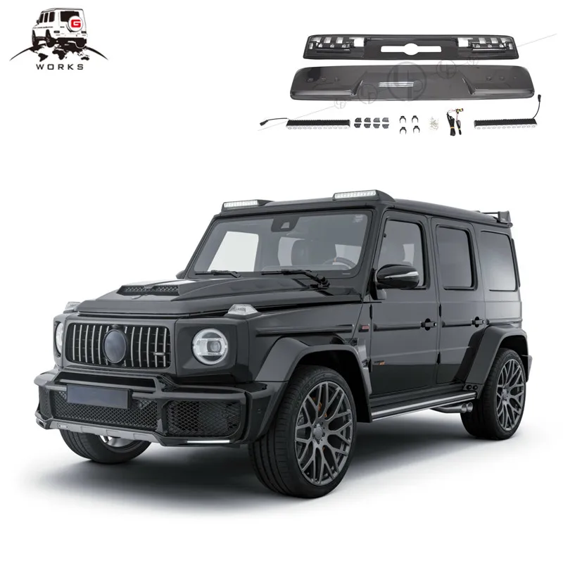 W463A светодиодный светильник на переднюю крышу для g-класса-2019year B-style, светодиодный светильник из сухого углеродного волокна