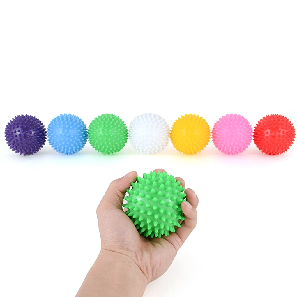Spiky Massage Trigger Point Sport Fitness Roller Yoga Ball Hand Foot Pain Relieve Stress Blood Circulation