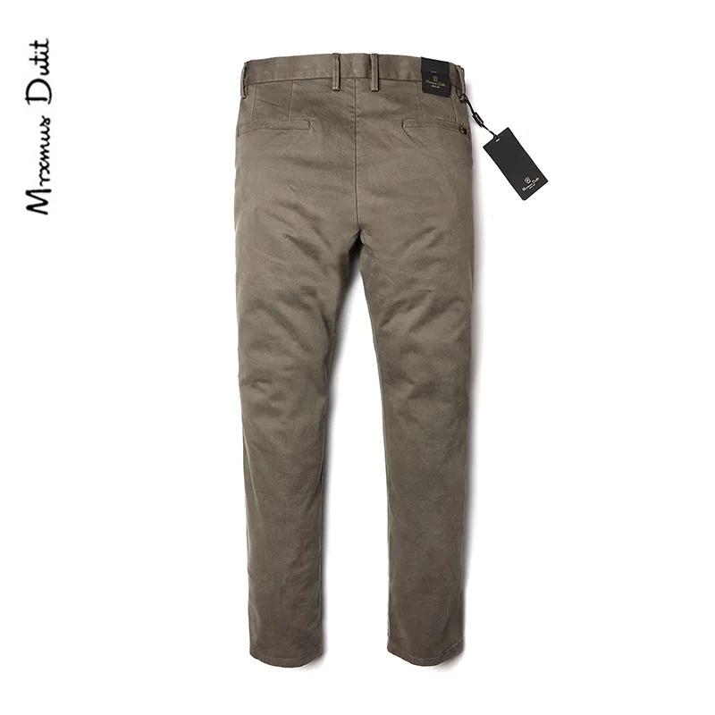 Мужские брюки весна и осень мягкие эластичные брюки-карандаши Slim Fit выцветшие высшего класса среднего класса мужские повседневные брюки Md0088