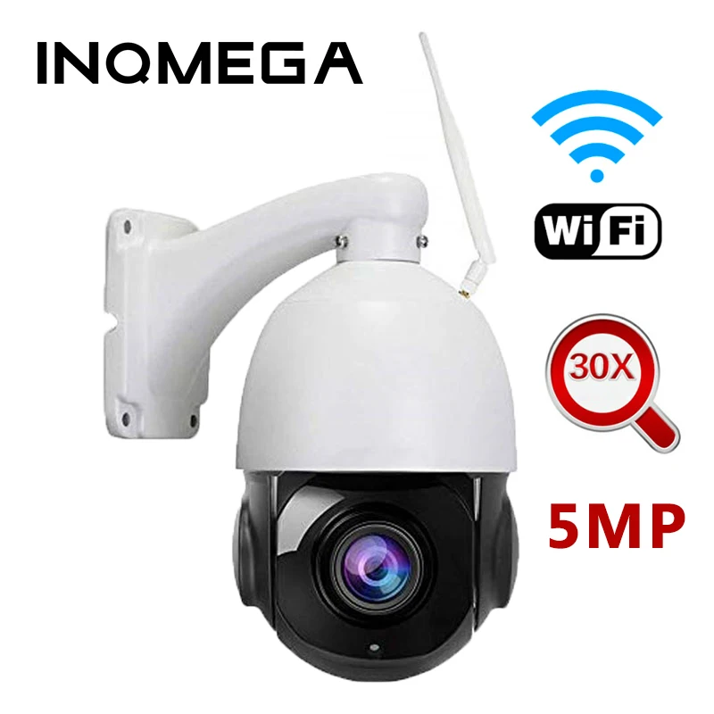 

HD 1080P 5MP PTZ IP Camera Outdoor Network Speed Dome 30X Zoom Lens PTZ Camera Two Way Audio CCTV 150m IR Night Vision