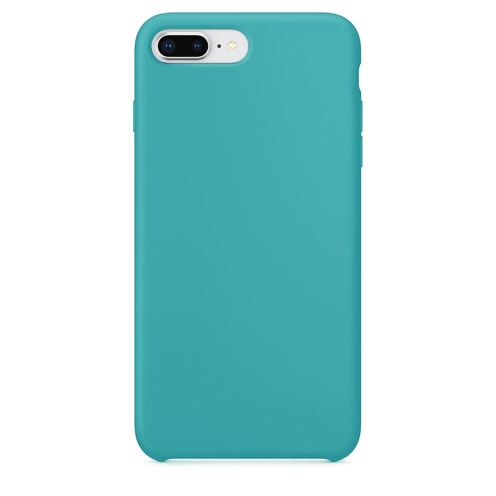 Sea Blue Силиконовый чехол для телефона iPhone 11 Pro X Xs Max XR Чехол с логотипом для iPhone 7 8 6 6s Plus Logo Официальная задняя крышка Apple for iPhone 11Pro X s Max XSMax 6 s Plus 7Plus 8Plus 6Plus 6sPlus - Цвет: Sea Blue