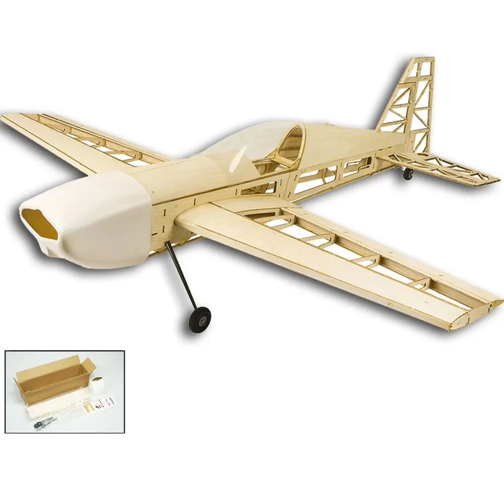 

EP EX330 Balsa Wood Training Plane 1.0M Wingspan Biplane RC Airplane Aircraft Model Toys DIY KIT/PNP for Kid