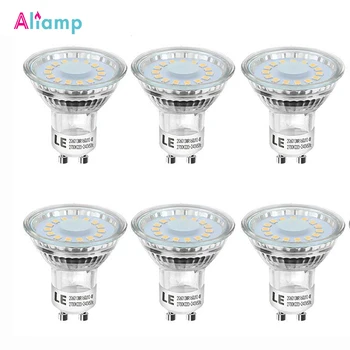 

GU10 LED Light Bulbs 40/50/60W Equivalent 3/4/5W 250/350/450lm Warm White 2700K Lamp 120 Beam Angle [Energy Class A+] 6PACK
